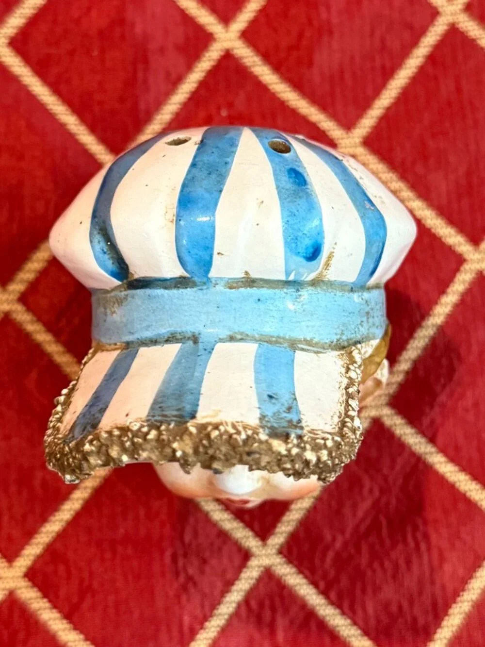 Vintage Boy Head Salt Shaker